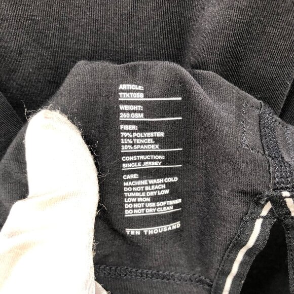 Ten Thousand Tank Top Mens S Black Single Jersey Active Athletic Running Gym - Picture 8 of 8